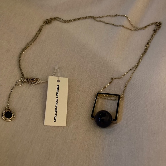 Modern Geometric Pendant Necklace from French Connection - Picture 2 of 2